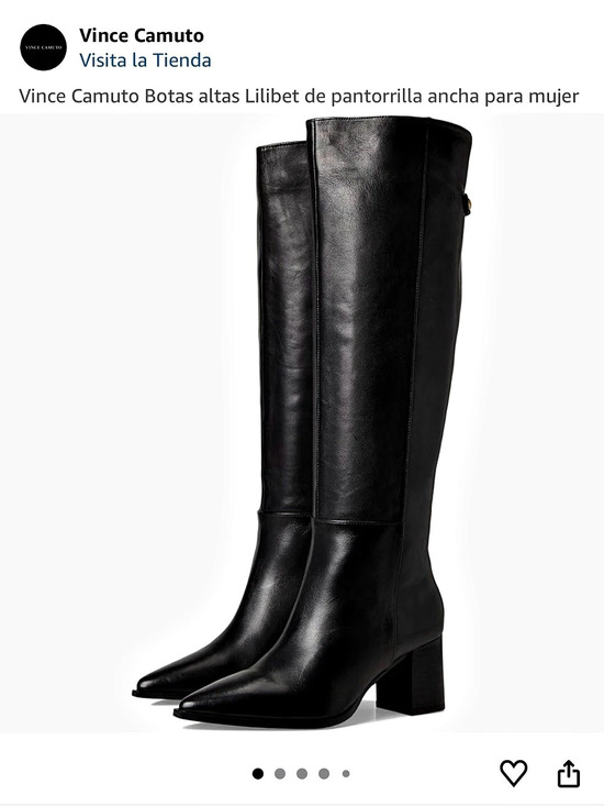 Vince Camuto Shoes - Vince Camuto Lilibet Wide Calf Knee High Boot Boots Black US 11W